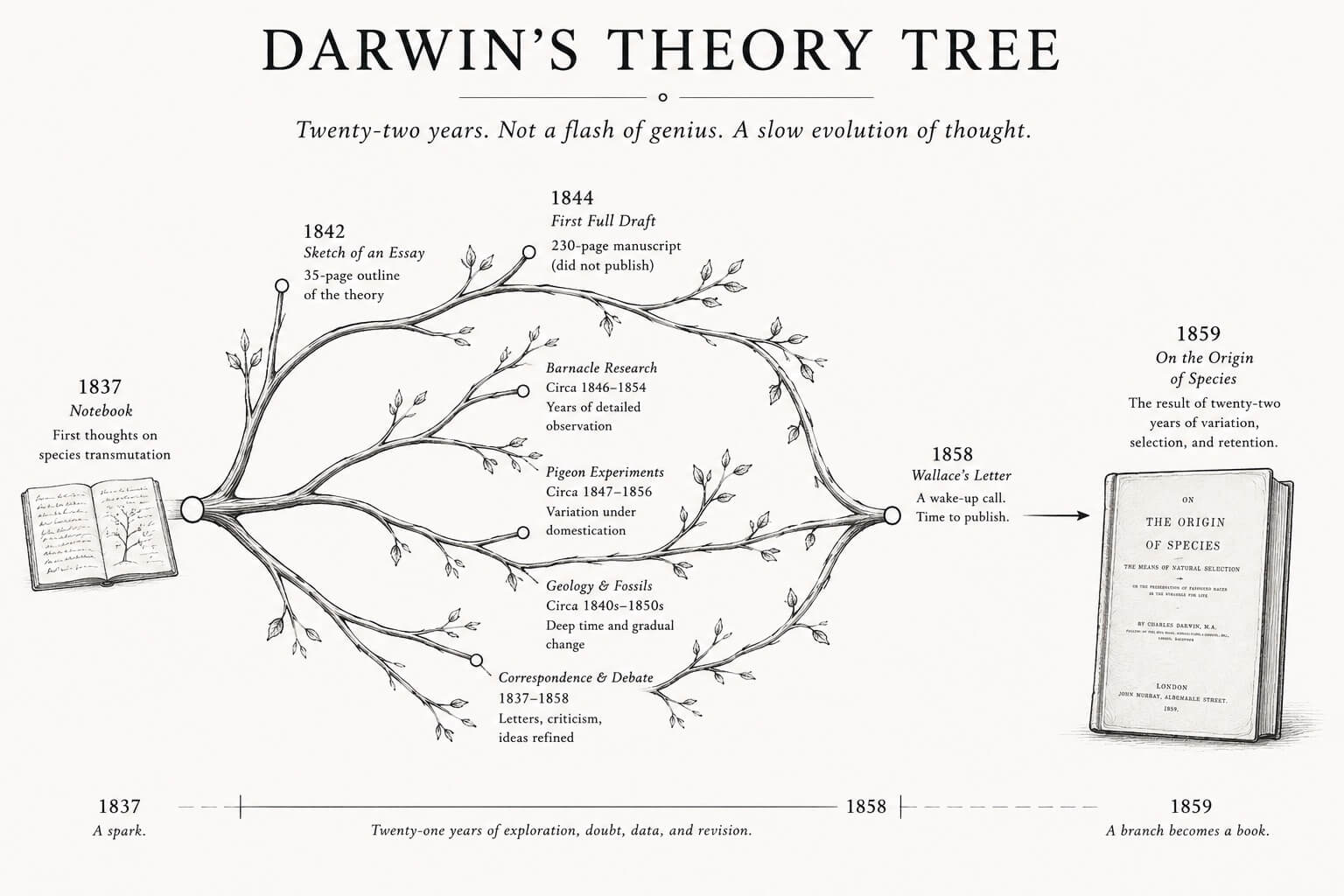 Darwin's Twenty Years